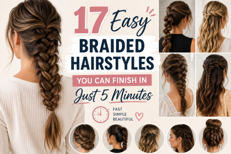 17 Easy Braided Hairstyles You Can Finish in Just 5 Minutes