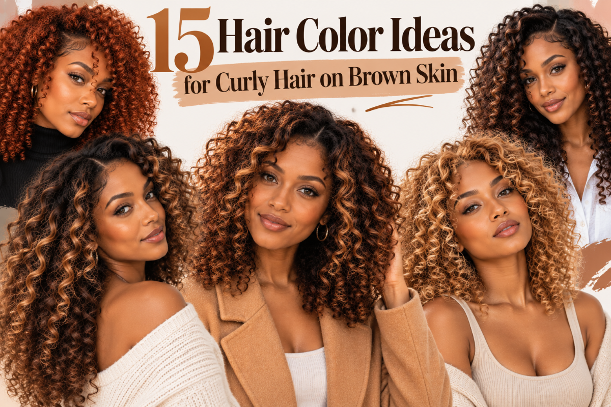15 Hair Color Ideas for Curly Hair on Brown Skin