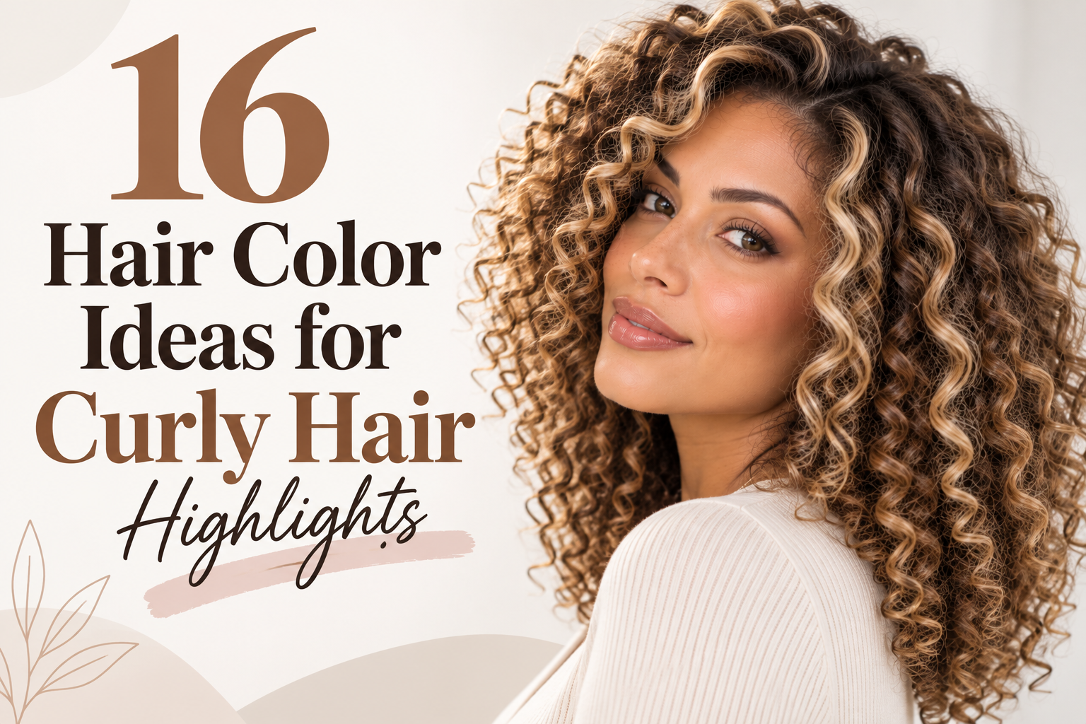 16 Hair Color Ideas for Curly Hair Highlights