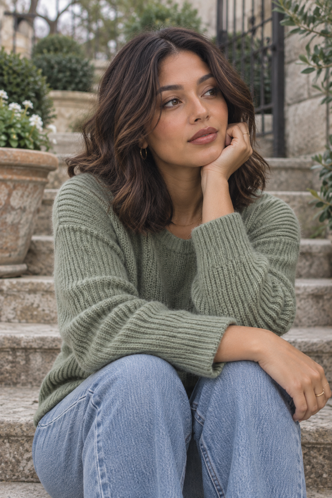 Collarbone length bob, a versatile medium length haircut idea