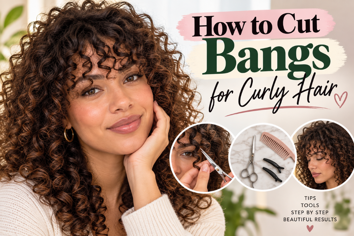 How to Cut Bangs for Curly Hair Without Regretting It