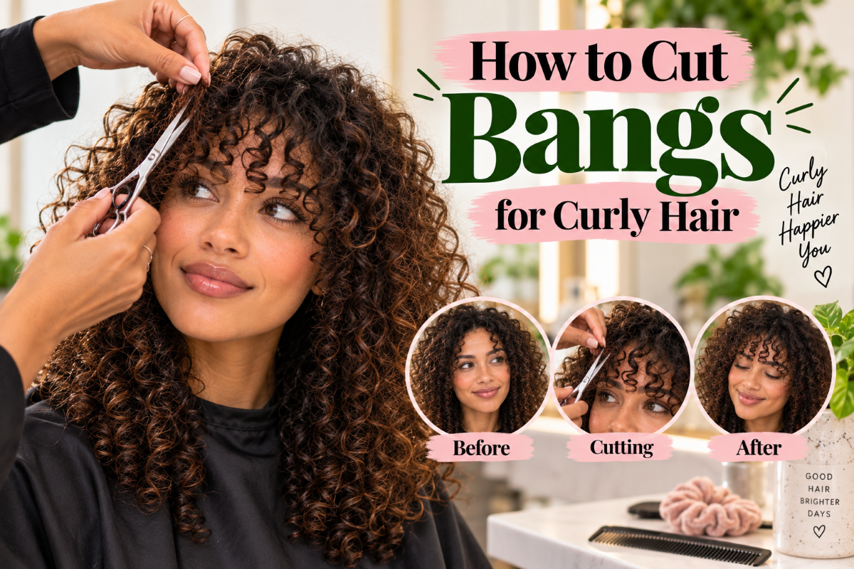 How to Cut Bangs for Curly Hair (And Actually Love How They Turn Out)