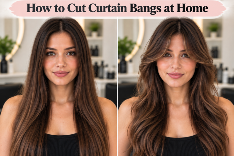 How to Cut Curtain Bangs at Home: Easy Step-by-Step Guide