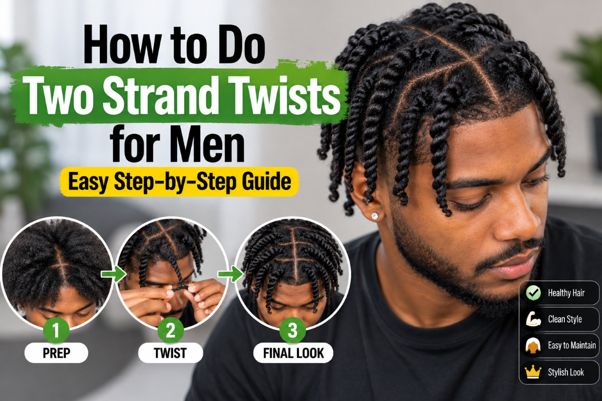 How to Do Two Strand Twists for Men: Easy Step-by-Step Guide